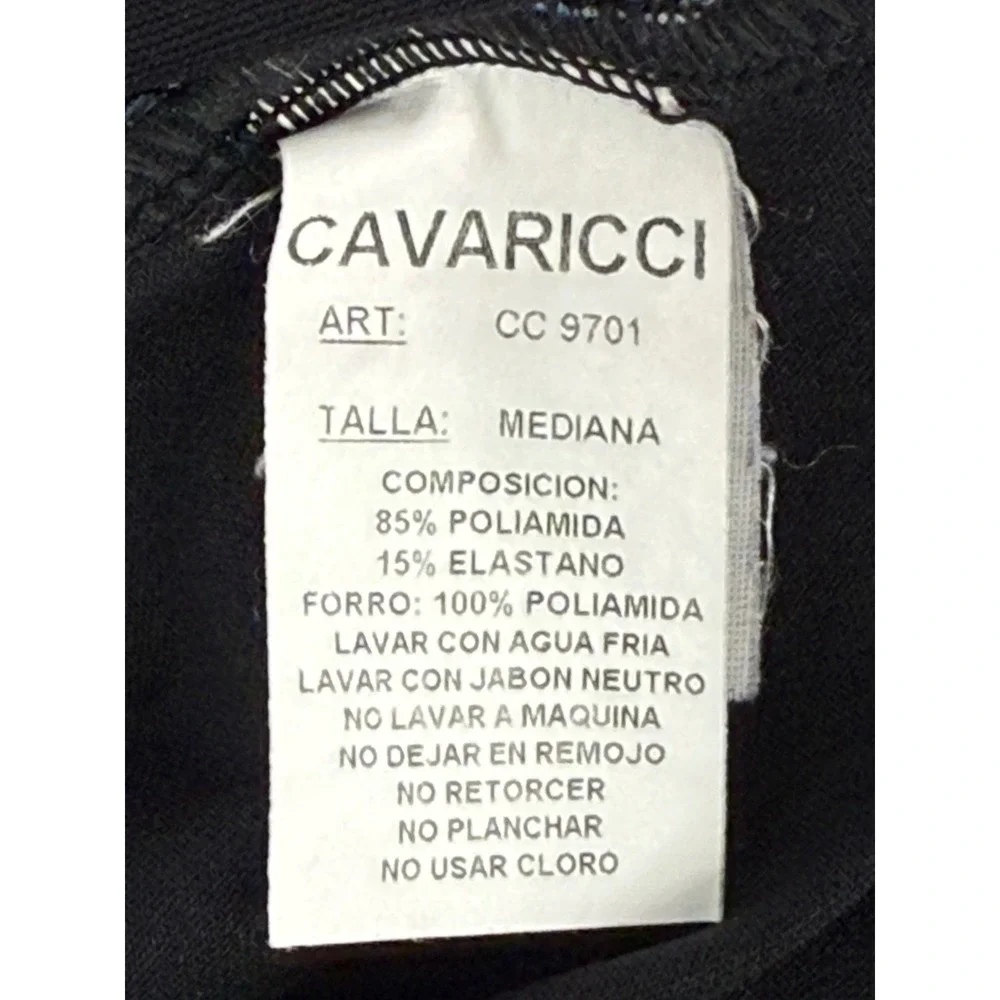 Cavaricci Floral One Piece Swimsuit Blue Green Patterned Swimwear Sz M Vintage‎